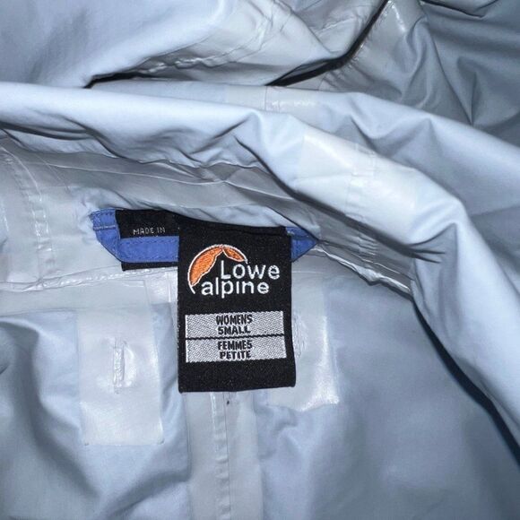 Lowe Alpine Rain Jacket with Hood Blue Women's Small - Picture 4 of 5